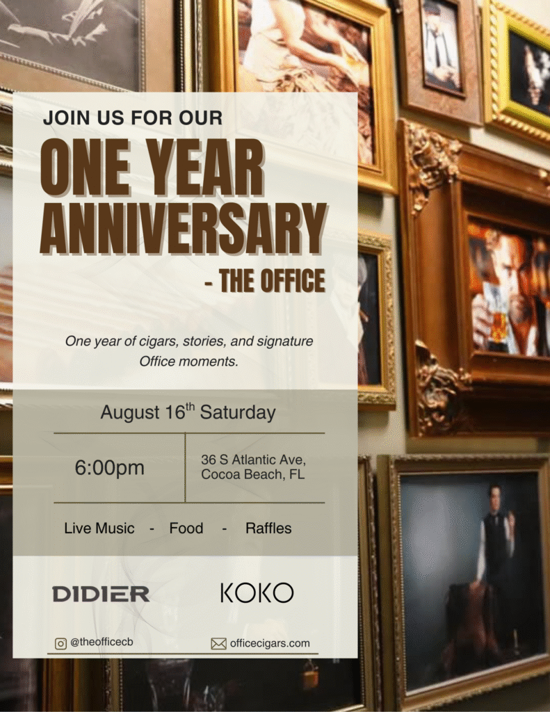 One Year Anniversery For The Office Cigar Lounge